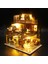 Dollhouse Montaj Kitleri Dıy Minyatür LED Işık Bebek Evi Zanaat Severler Için (Yurt Dışından) 5