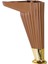 Mobilya Kanepe Masa Sehpa Ayağı Baza Ayak 17 cm Kahve-Gold 5