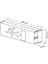 Betalite AEB-3211-L Acil Çıkış Yönlendirme Armatürü Sürekli ve Kesintide 60 Dak. Yanan 700 Lümen 3