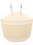 Plastik Rattan Asma Bitki Sepet Bahçe Saksı Kanca Bej M+L (Yurt Dışından) 3