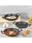 Trend Cook 3'lü Döküm Sahan Seti 18 cm-20 cm-22 cm Siyah Kırçıllı Rc-45 1