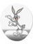 Bugs Bunny Bilek Destekli Mousepad Model - 2 Oval 1