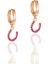 Gümüş Rose Nal Modeli Trend Halka Küpe DGN21175 1