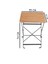 Ahşap Katlanır Masa Sandalye Bahçe Balkon Mutfak Takımı 2 Sandalye 1 Masa Ikea Tipi Bistro Takım 2