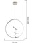 Framo Beyaz Sarkıt 56 Watt Sarkıt 3 Renkli Ledli Modern Mutfak Banyo Led Salon Sarkıt Avize 3