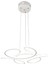 Aldo Beyaz Sarkıt 140 Watt Sarkıt 3 Renkli Ledli Modern Mutfak Banyo Led Salon Sarkıt Avize 3