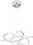 Aldo Krom Sarkıt 140 Watt Sarkıt 3 Renkli Ledli Modern Mutfak Banyo Led Salon Sarkıt Avize 2