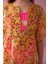 Kız Çocuk Turuncu Unicorn Desenli Basic Printed Kaftan 4