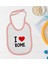 Kids I Love Rome Tasarımlı Pembe Bebek Mama Önlüğü - Model 1 1
