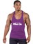 Monster Muscle Gym Fitness Tank Top Sporcu Atleti Mor 1