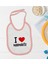 Kids I Love Marmaris Tasarımlı Pembe Bebek Mama Önlüğü - Model 1 1