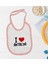 Kids I Love Antalya Tasarımlı Pembe Bebek Mama Önlüğü - Model 1 1