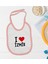 Kids I Love Izmir Tasarımlı Pembe Bebek Mama Önlüğü - Model 1 1
