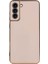 Samsung Galaxy S21 Fe Kapak Kamera Korumalı Lazer Kesim Lüx Silikon Kılıf - Rose Gold 1