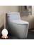 Otomatik Kapanış Tuvalet Fırçası Seti Banyo ve Banyo Hiçbir Ölü Köşe Temizleme Fırçası Klozet Fırça ve Tutucu | Tuvalet Fırçası Tutucular (Yurt Dışından) 5