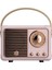 Taşınabilir Mini Retro Hoparlör Radyo - Pembe (Yurt Dışından) 2