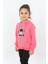 Toontoy Kız Çocuk Yıldızlı Zebra Baskılı Kapüşonlu Sweatshirt 3