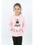 Toontoy Kız Çocuk Yıldızlı Zebra Baskılı Kapüşonlu Sweatshirt 4