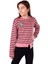 Toontoy Kız Çocuk Çizgili Striped Baskılı Sweatshirt 1