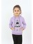 Toontoy Kız Çocuk Yıldızlı Zebra Baskılı Kapüşonlu Sweatshirt 3