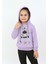 Toontoy Kız Çocuk Yıldızlı Zebra Baskılı Kapüşonlu Sweatshirt 4