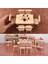 Dollhouse Minyatür Yemek Sandalyesi 3 Adet 4