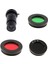 5x Teleskop Barlow Lens 1.25 "fmc Iplik W/ Renkli Filtreler Gözenli Siyah (Yurt Dışından) 1