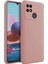 Matte Silicone Xiaomi Redmi 10C Kılıf Rose Gold 1