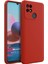 Matte Silicone Xiaomi Redmi 10C Kılıf Kırmızı 1