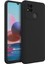 Matte Silicone Xiaomi Redmi 10A Kılıf Siyah 1