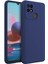 Matte Silicone Xiaomi Redmi 10C Kılıf Lacivert 1