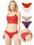 Arkası Dantelli Lazer Kesim Kadın Bikini Külot 5'li Paket 1