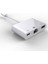 Apple Ipad ve Iphone Iç in Internet Şarj ve Kamera Dönüştürücü Kablosu 3 in 1 RJ45 Adaptör 2