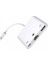 Apple Ipad ve Iphone Iç in Internet Şarj ve Kamera Dönüştürücü Kablosu 3 in 1 RJ45 Adaptör 4
