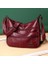 Yüksek Kadın Yumuşak Deri Omuz Çantaları Çok Katmanlı Klasik Crossbody Çanta Lüks Tasarımcı Çanta ve Çanta Büyük Kapasiteli (Kırmızı) (Yurt Dışından) 1