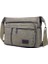 Moda Tuval Tek Omuz Çantası Erkek Kadın Unisex Seyahat Crossbody Çanta Açık Rahat Satchel Vintage Messenger Çanta (Yeşil) (Yurt Dışından) 1