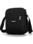 Unisex Tek Omuz Messenger Tuval Çanta Kadın Erkek Rahat Açık Seyahat Omuz Satchel Askeri Çanta (Siyah) (Yurt Dışından) 1