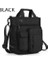 Naylon Hafif Büyük Kapasiteli Çok Fonksiyonlu Crossbody Çanta Su Geçirmez Seyahat Omuz Çantası Erkekler Omuz Çantaları Tuval Crossbody Çanta Okul Seyahat Dizüstü (Siyah) (Yurt Dışından) 1