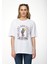 Kadın Oversize Arizona Baskılı T-Shirt 1