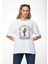 Kadın Oversize Arizona Baskılı T-Shirt 3