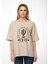 Kadın Oversize Arizona Baskılı T-Shirt 1