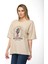 Kadın Oversize Arizona Baskılı T-Shirt 4
