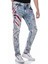 CD684 Kurukafa El Boyama Buz Mavisi Jeans 3