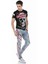 CD684 Kurukafa El Boyama Buz Mavisi Jeans 5