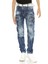 CDK107 Katlı Görünüm Mavi Erkek Çocuk Jeans 2