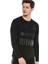 CL374 Gümüş Simli Kabartmalı Baskılı Sweatshirt 1