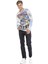 CL410 Karışıkı Renkli Ince Biker Baskılı Erkek Sweatshirt 5