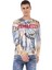 CL453 3 Boyutlu Kahverengi Erkek Sweatshirt 2