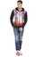 CL458 Taşlı Kapüşonlu Erkek Sweatshirt 4