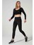 WLR142 Dokulu Body Tayt Siyah Spor Takım 3